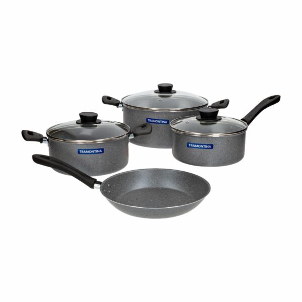 Set De Ollas Para Cocina Diseño Linz TRAMONTINA 7 Piezas