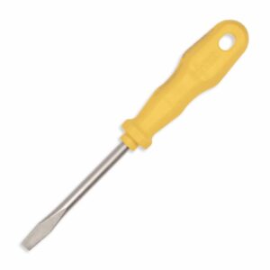 Destornillador Plano Mango Amarillo TRAMONTINA 5/16" x 4"