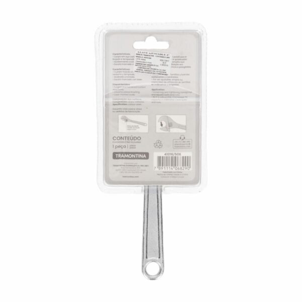 Llave Ajustable De Metal TRAMONTINA 6" - Imagen 2