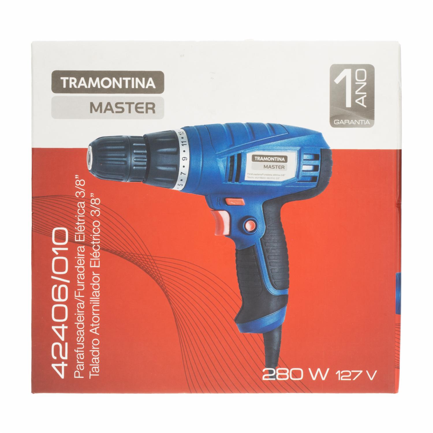 Taladro Atornillador Eléctrico 3/8" TRAMONTINA 127 V - Imagen 4