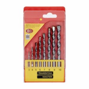 Brocas De Taladro Para Hormigón TRAMONTINA Pack 8 Uds