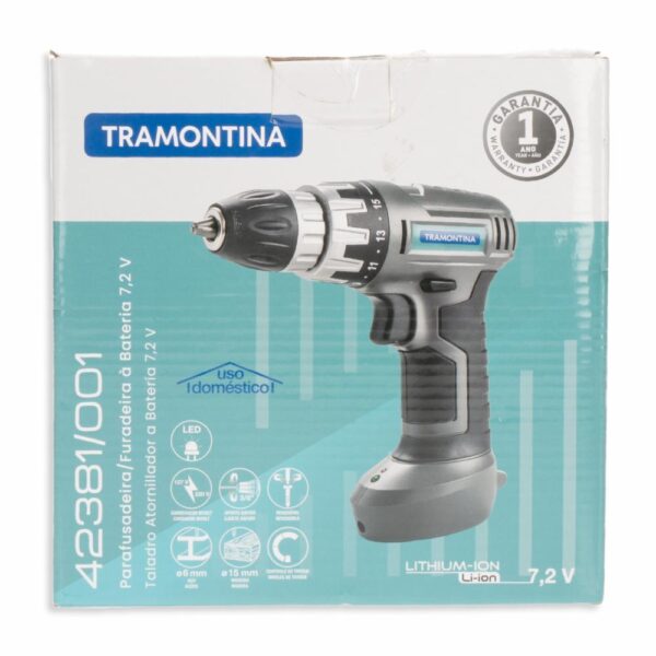 Taladro Atornillador A Batería TRAMONTINA 7,2 V - Imagen 5