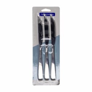 Set de Cubiertos Cuchillos De Asado Diseño Amazonas 3 Puestos TRAMONTINA 3 Piezas