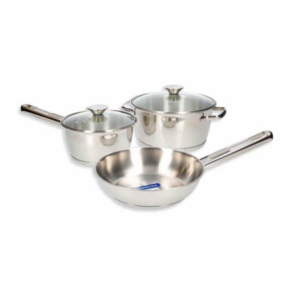 Set De Ollas De Inducción Modelo Allegra TRAMONTINA 3 Piezas - Imagen 2