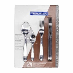 Juego De Cubiertos Diseño Angra 6 Puestos TRAMONTINA 24 Piezas