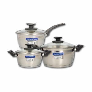 Batería De Cocina De inducción TRAMONTINA 3 Uds
