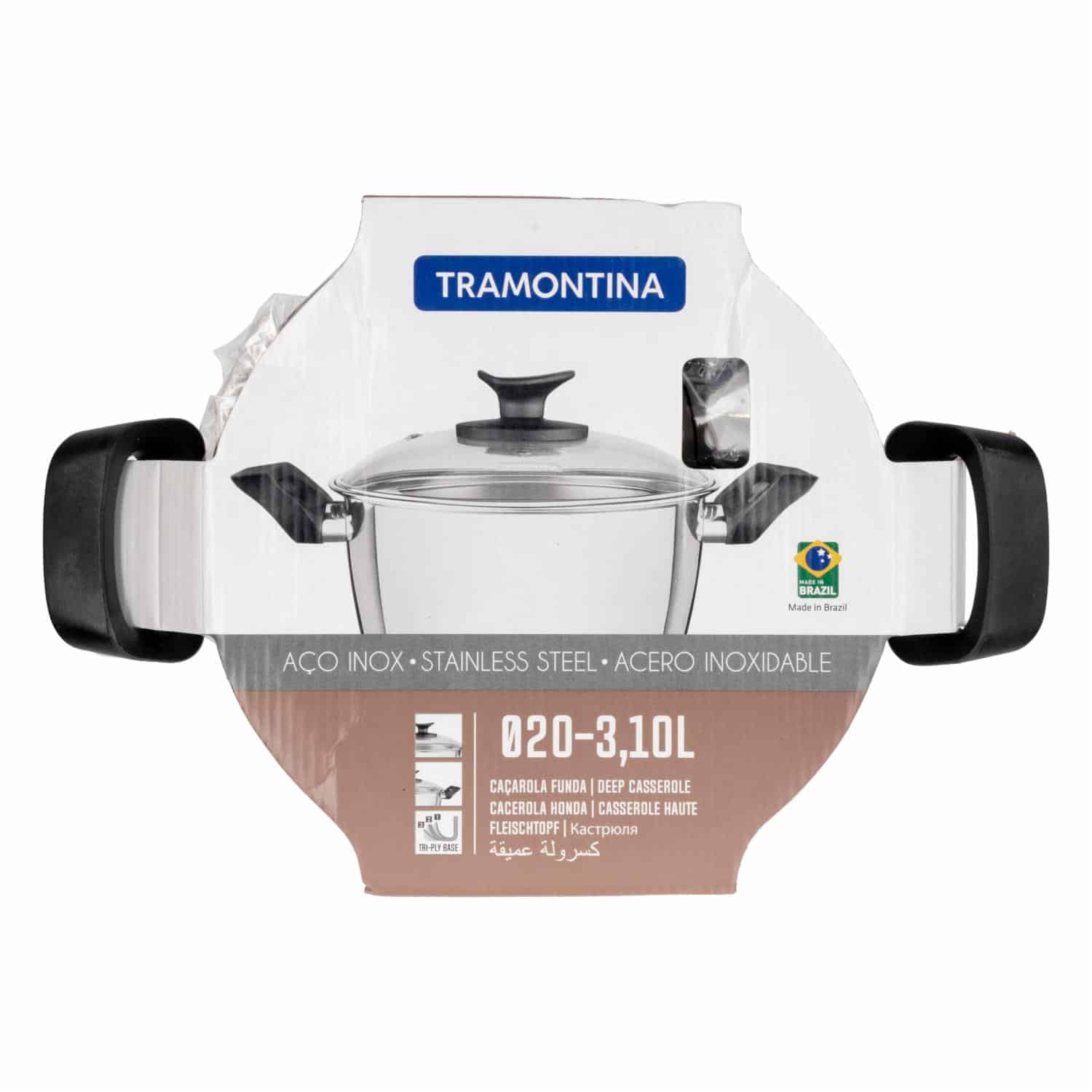 Olla De Inducción Profunda Modelo Alegra TRAMONTINA 20 Cm - Imagen 4