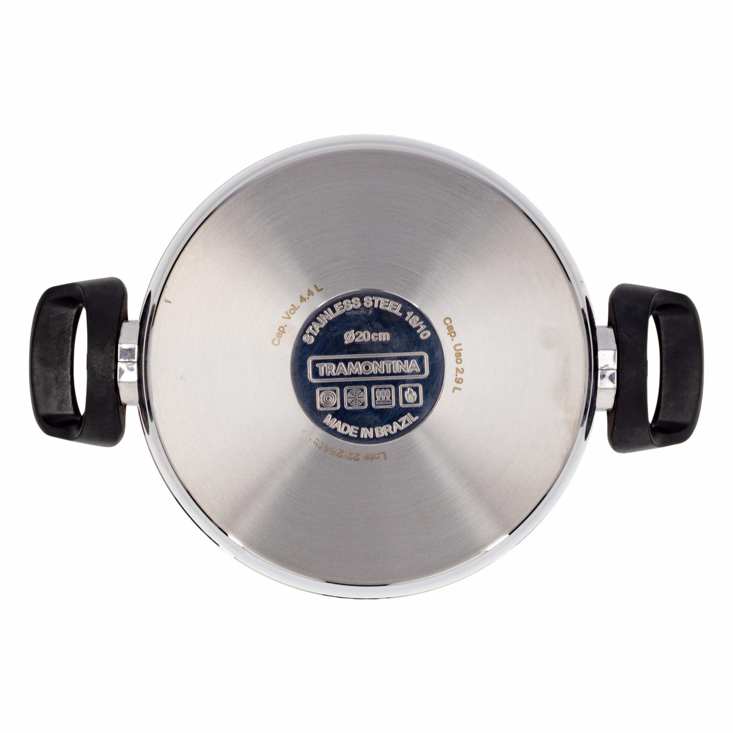 Olla De Inducción Alta Modelo Allegra TRAMONTINA 20 Cm - Imagen 2