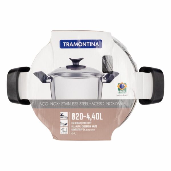 Olla De Inducción Alta Modelo Allegra TRAMONTINA 20 Cm - Imagen 4