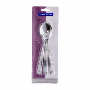 Set De Cubiertos Cucharas Para Mesa Diseño Hawái 3 Puestos TRAMONTINA 3 Piezas