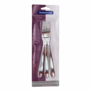 Set De Cubiertos Tenedores Para Mesa Diseño Hawái 3 Puestos TRAMONTINA 3 Piezas