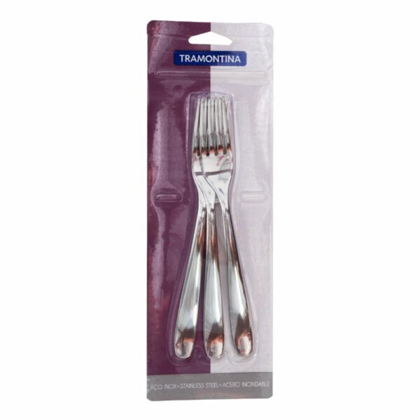 Set De Cubiertos Tenedores Para Mesa Diseño Hawái 3 Puestos TRAMONTINA 3 Piezas