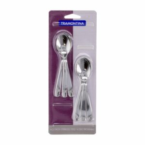 Set De Cubiertos Cucharas Para Té Diseño Hawái 6 Puestos TRAMONTINA 6 Piezas