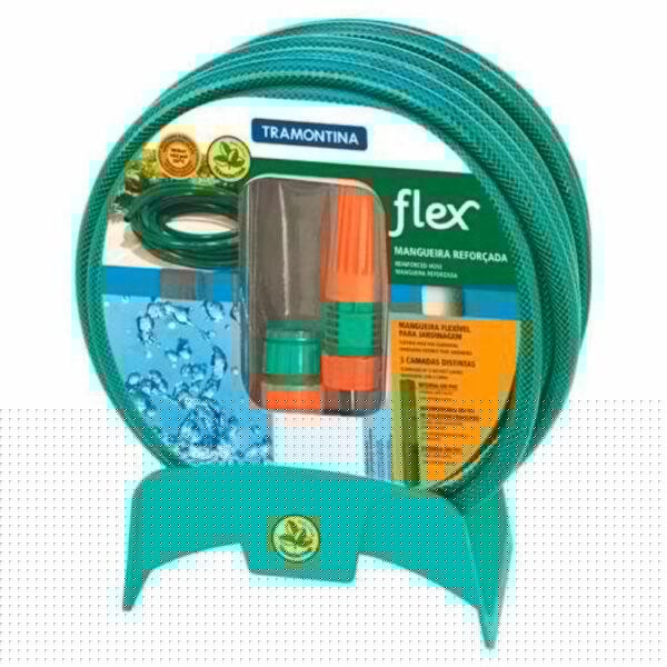 Manguera De Jardín Flex Soporte TRAMONTINA 15 M