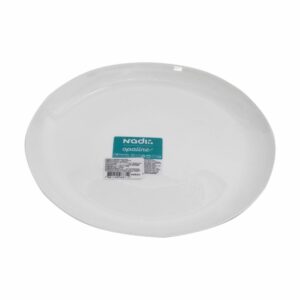 Plato Llano Color Blanco NADIR Unidad