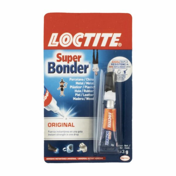 Pegamento Loctite Original SUPER BONDER 3 G