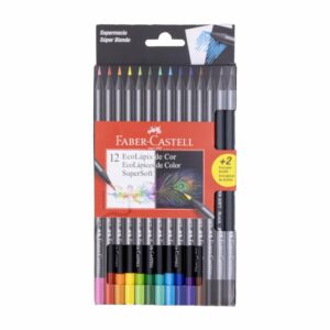 Lápices De Colores Super Soft Mas 2 Grafitos FABER CASTELL X 2 Uds