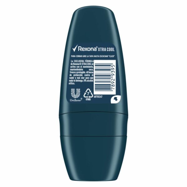 Desodorante Roll On Para Caballero Xtracool REXONA 50 Ml - Imagen 2