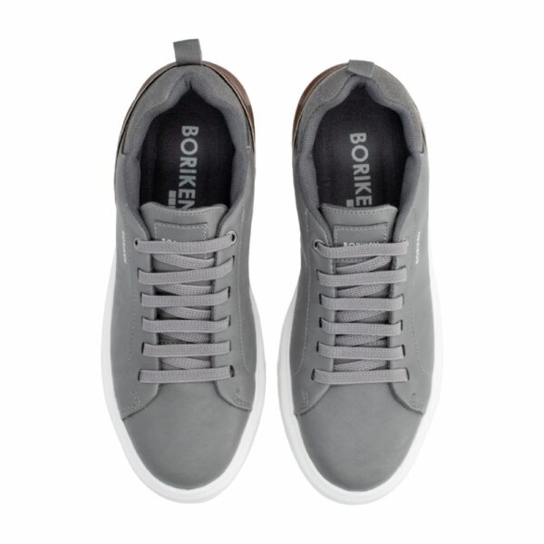 Zapato Casual Gris Cordón BORIKEN - Imagen 2