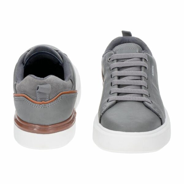 Zapato Casual Gris Cordón BORIKEN - Imagen 3