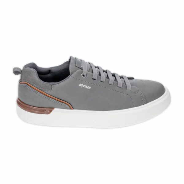Zapato Casual Gris Cordón BORIKEN - Imagen 4