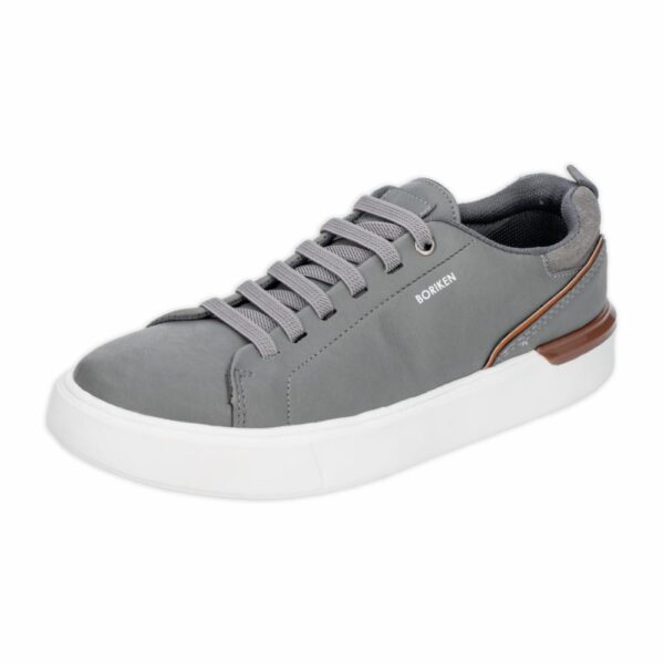 Zapato Casual Gris Cordón BORIKEN - Imagen 5
