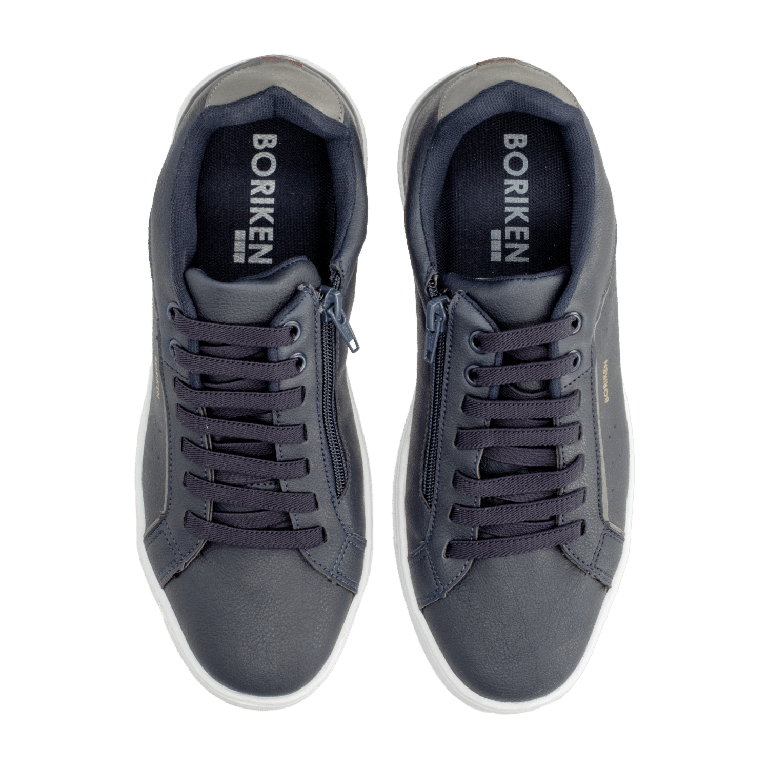 Zapatos Casual Con Cierre Blanco BORIKEN