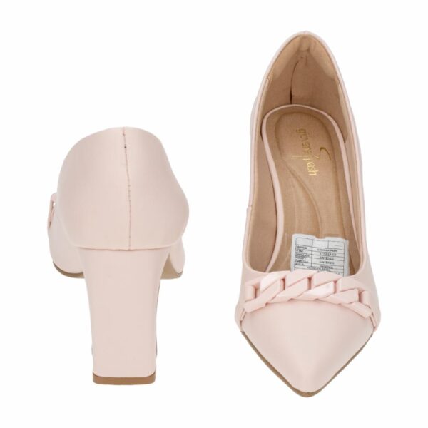 Zapato De Taco 6,5 Stiletto Nude GIOVANA PASH - Imagen 3