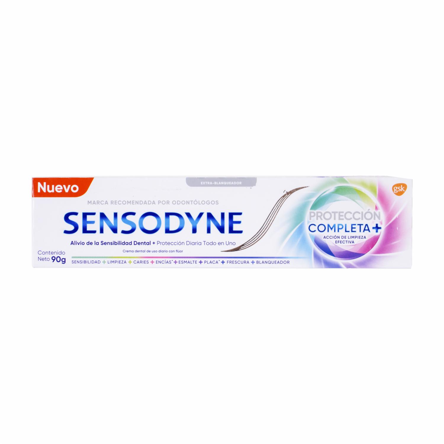 Crema Dental Sensodyne Pasta Dental Protección Completa SENSODYNE 90 G - Imagen 3