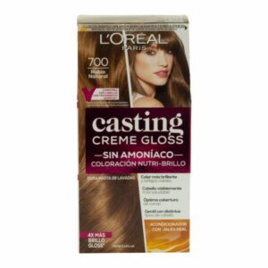 Tinte Para Cabello Creme Gloss Tono 700 Rubio Sin Amoníaco CASTING GLOSS L´ORÉAL 1 Kit