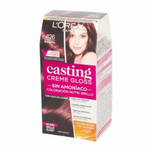 Tinte Para Cabello Creme Gloss Tono 426 Borgoña Sin Amoníaco CASTING GLOSS L´ORÉAL 1 Kit