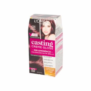 Tinte Para Cabello Creme Gloss Tono 426 Borgoña Sin Amoníaco CASTING GLOSS L´ORÉAL 1 Kit
