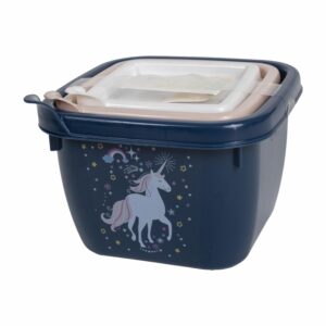 Set Recipientes Para Comida Diseño Unicornio FUN KIDS Unidad