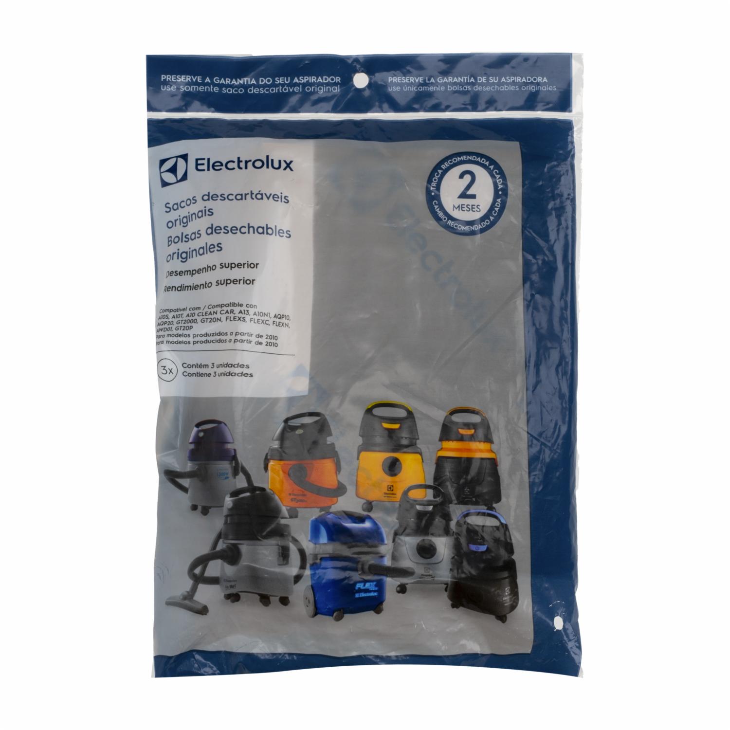 Bolsa Para Aspiradora Descartable Modelo:CSE10Para Modelo:s: AQP10 - AQP20 - FLEXN - GT200 - GT20N ELECTROLUX 3 Uds - Imagen 3