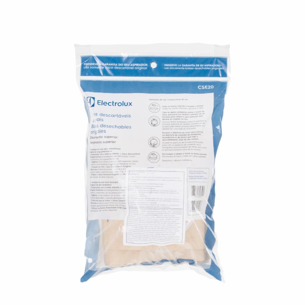 Bolsa Para Aspiradora DescartablesModelo: SE20 Para Modelo:s GT30N-GT3000PRO ELECTROLUX 1.00u - Imagen 2