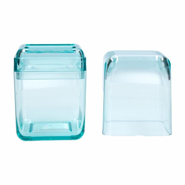 Porta Cepillos Con Tapa Clor Verde Soft Cube COZZA Unidad - Imagen 2