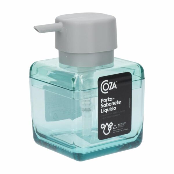 Dispensador De Jabón Liquido Color Verde Soft Cube COZZA Unidad - Imagen 2