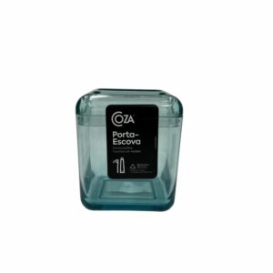 Porta Cepillos Plástico Verde Soft Cube COZA Unidad