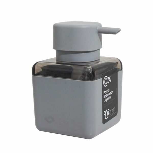 Dispensador De Jabón Líquido Color Gris COZZA Unidad - Imagen 2
