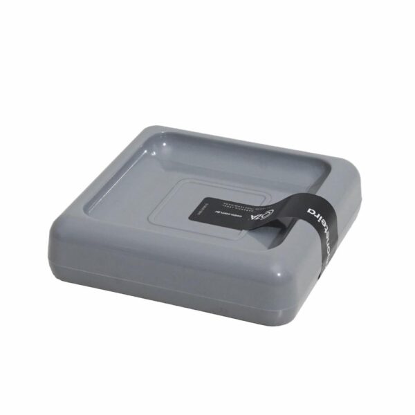 Jabonera De Plástico Color Gris COZZA Unidad