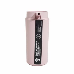 Dispensador De Jabón Plástico Color Rosa Clay Serene COZZA Unidad