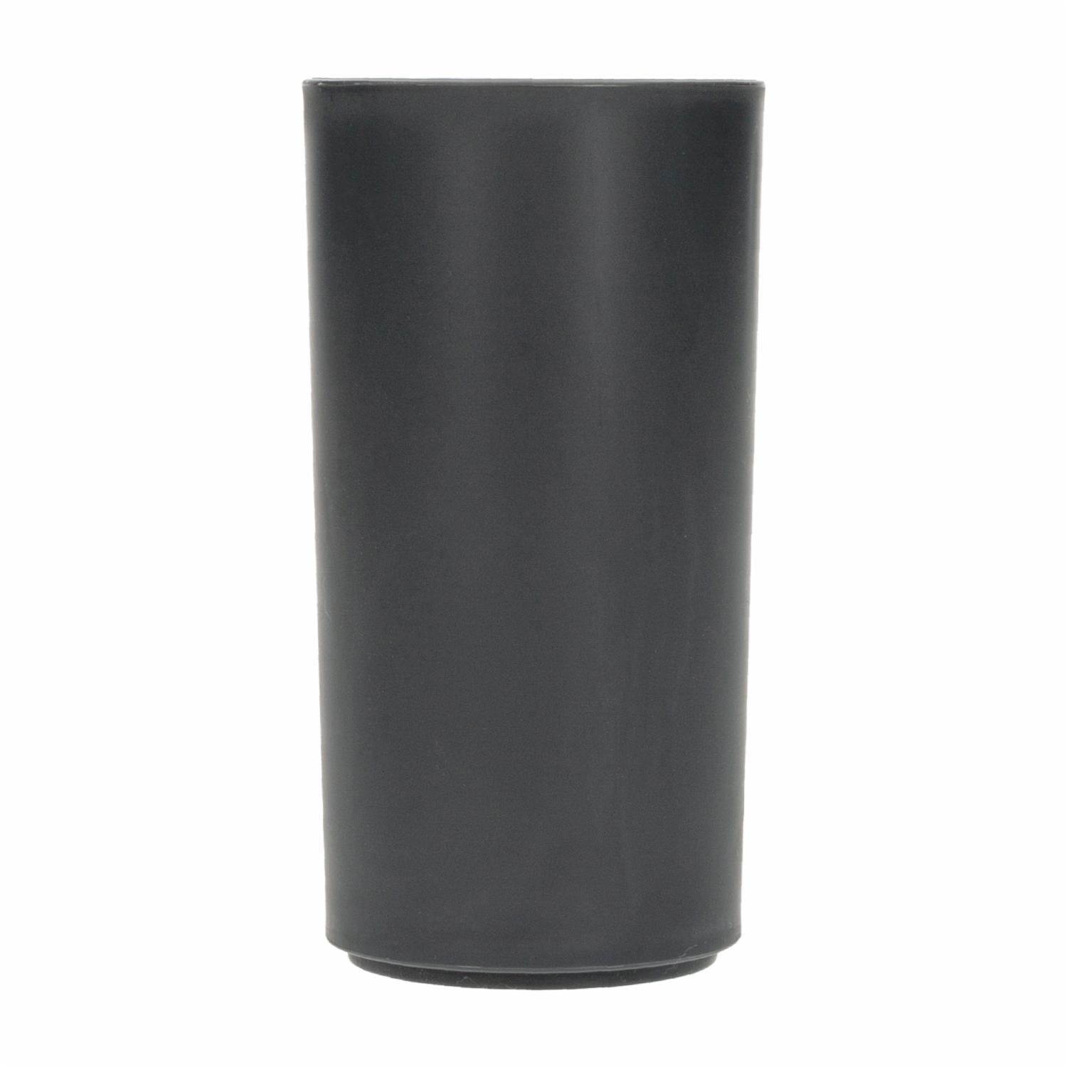 Vaso Porta Cepillos De Dientes De Plástico Color Gris Plomo COZA 6,6 x 12,7 Cm