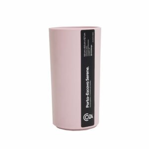 Porta Cepillos Plástico Color Rosa Clay Serene COZZA Unidad