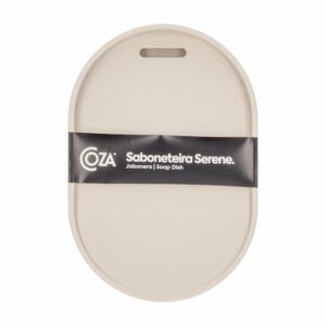 Jabonera Plástica Color Gris Claro COZA Unidad