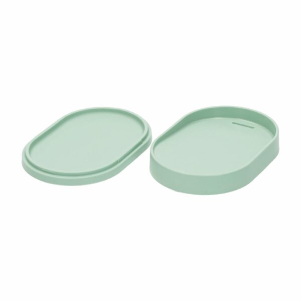 Jabonera Plástica Color Verde Jade COZZA Unidad - Imagen 3
