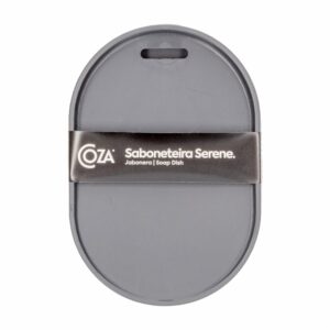 Jabonera Plástica Color Gris Plomo COZA Unidad