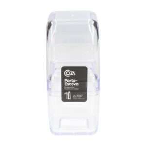 Porta Cepillos De Dientes Con Tapa De Plástico Tipo Cristal En Forma De Cubo COZZA Unidad