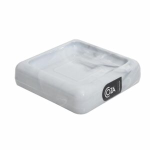 Jabonera De Plástico Mármol Blanco COZZA Unidad