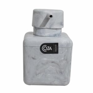 Dispensador De Jabón LÍquido Plástico Mármol Blanco COZZA Unidad