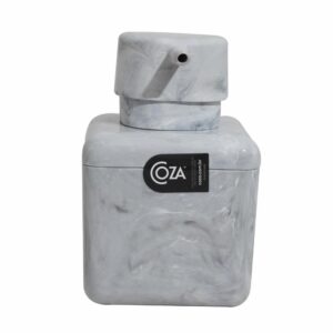 Dispensador De Jabón LÍquido Plástico Mármol Blanco COZZA Unidad